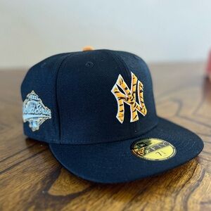 New York Yankees Tigerfill 1996 World Series Fitted